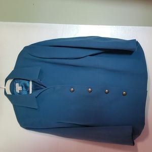 Teal Blazer for fall and winter